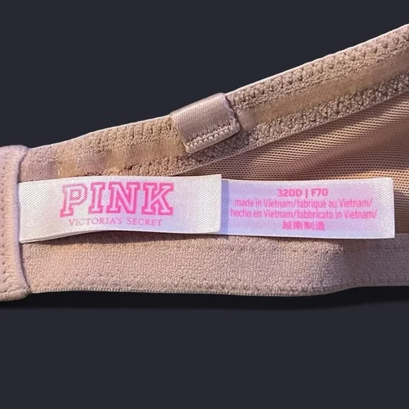 Victoria’s Secret PINK ⭐️ Nude Wear Everywhere Strapless Push-Up Bra - Picture 4 of 6